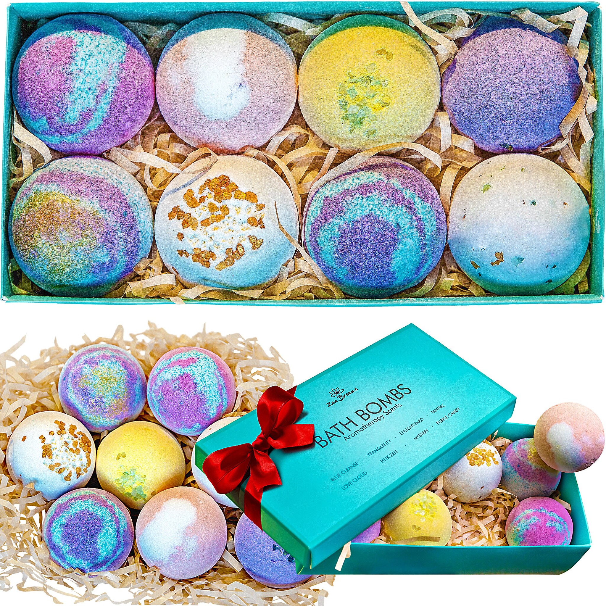 healthandskingirl-bath-bombs-gift-set-8-luxury-all-vegan-bubble-fizzies-for-women